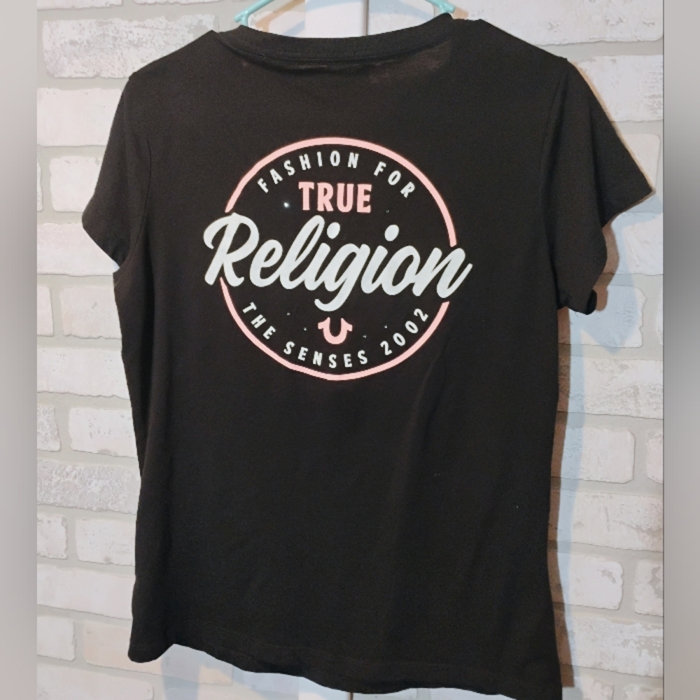 True Religion Bling T Shirt, LG.